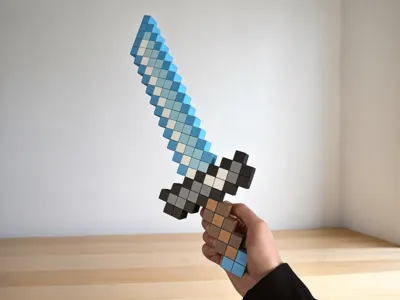 Customizable Minecraft-Style Sword