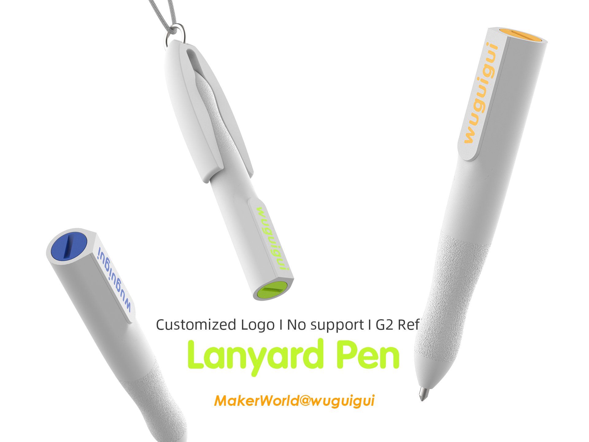 Miniatura 2 do modelo 3D Lanyard Pen