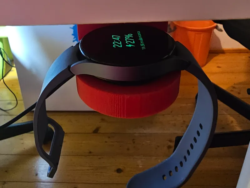 Supporto ricarica da sotto scrivania, galaxy watch