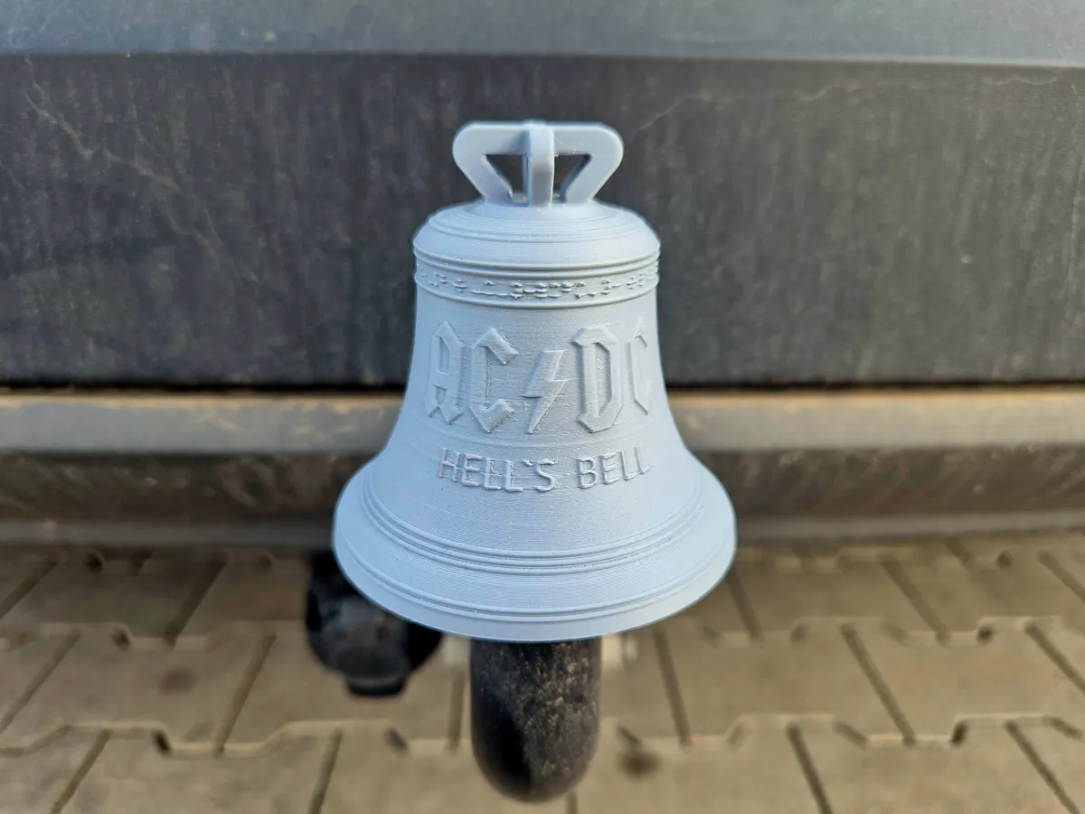 AC/DC Hells Bells Hitch Ball cover - Free 3D Print Model - MakerWorld