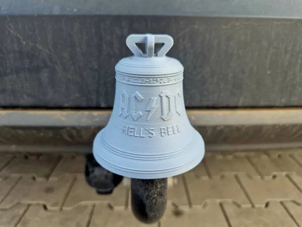 Cache-boule d'attelage AC/DC Hells Bells