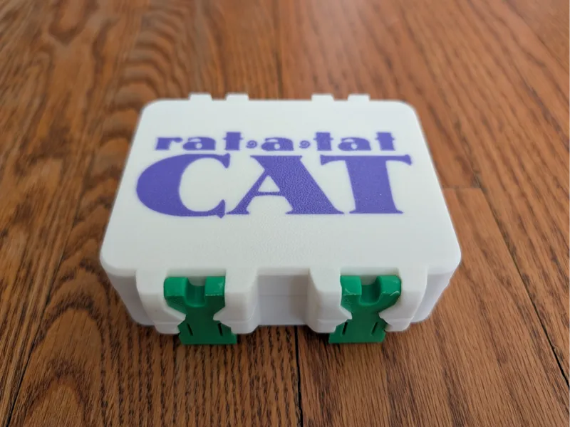 Rat-a-tat-cat Card Box - Snaplock