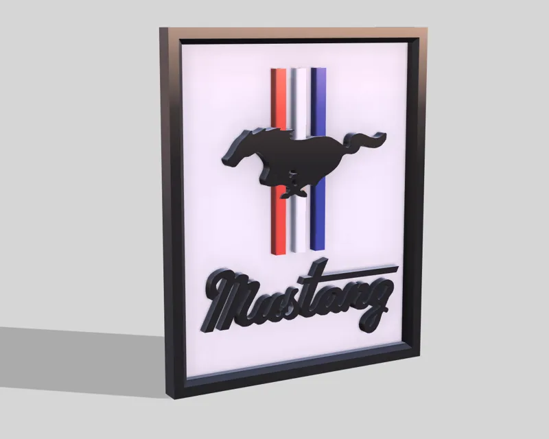 Mustang Logo Art