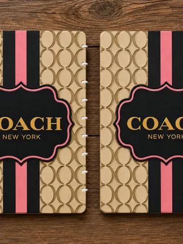 Letrero o emblema decorativo: Coach A5 — vista de referencia 2