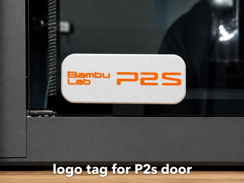 Bambu Lab P2S Door Logo Tag