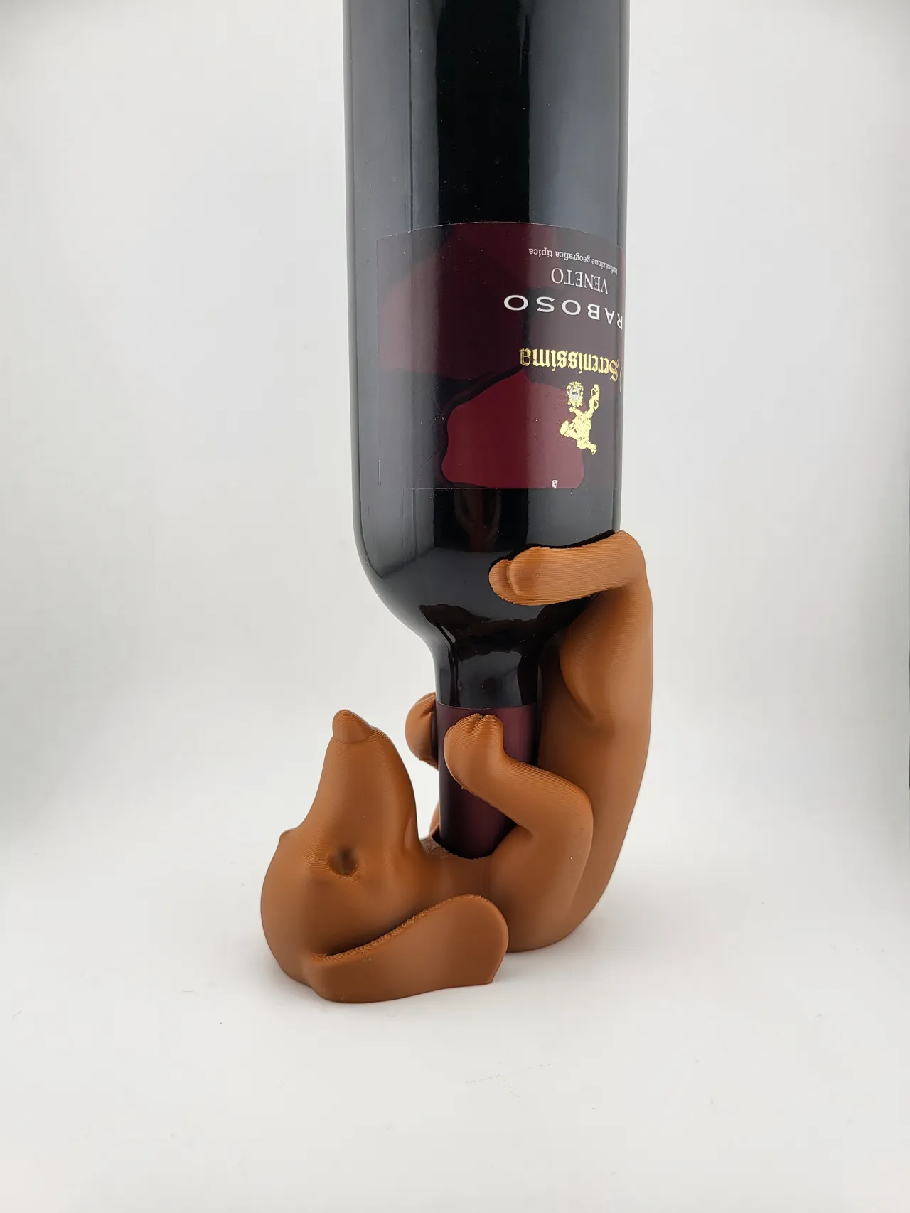 dachshund wine bottle holder easter dog view 2