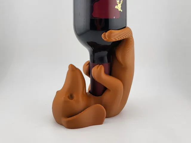 dachshund wine bottle holder easter dog