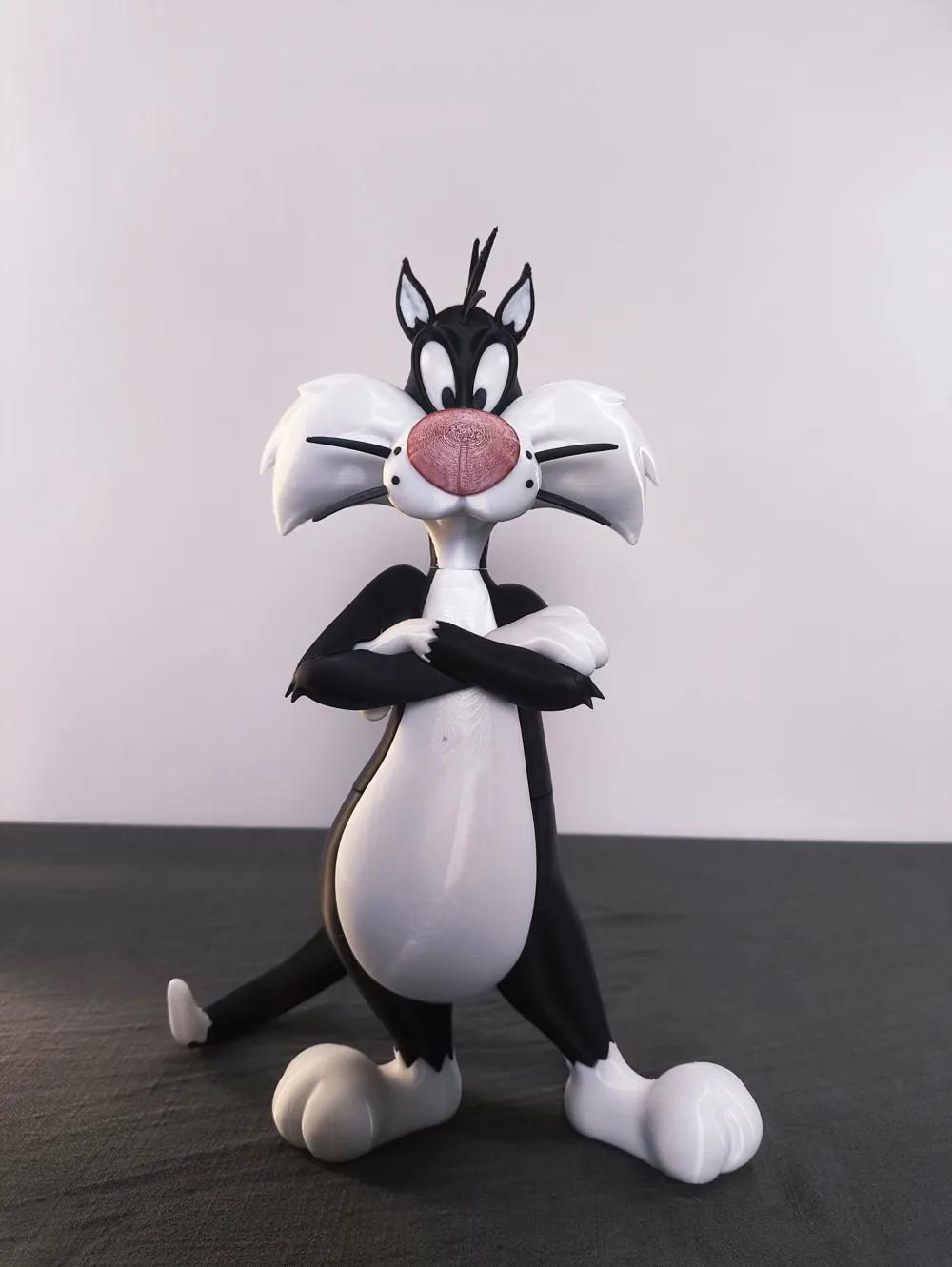 Sylvester Cat no AMS - Free 3D Print Model - MakerWorld