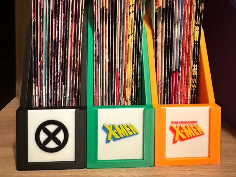 X-Men - Comic book holder label
