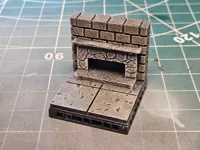 Dalle cheminée en pierre taillée OpenForge — photo 2