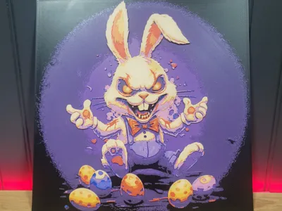 Evil Easter Bunny Hueforge