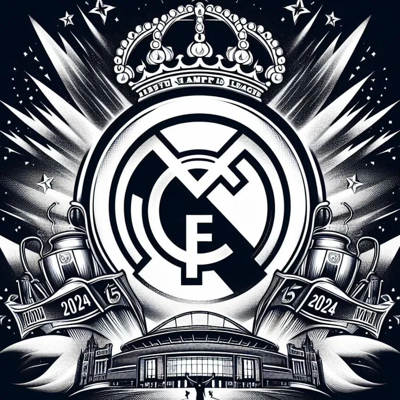 REAL MADRID CHAMPIONS LEAGUE WINNER WEMBLEY 2024