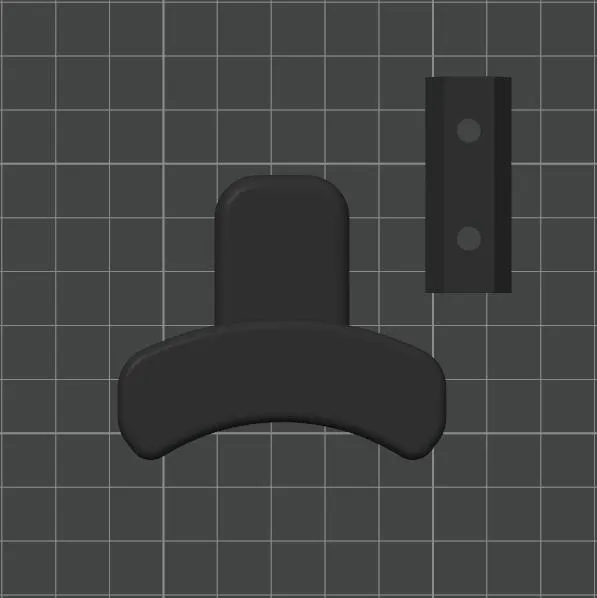 Headphone Hanger Wall Mount view 2