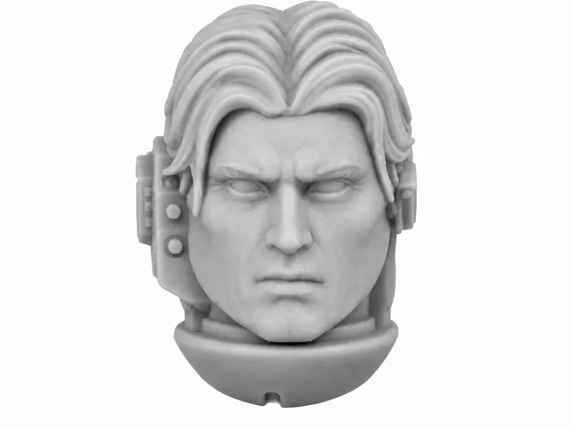 Crimson Seraphs  MKVI Unhelmeted Head