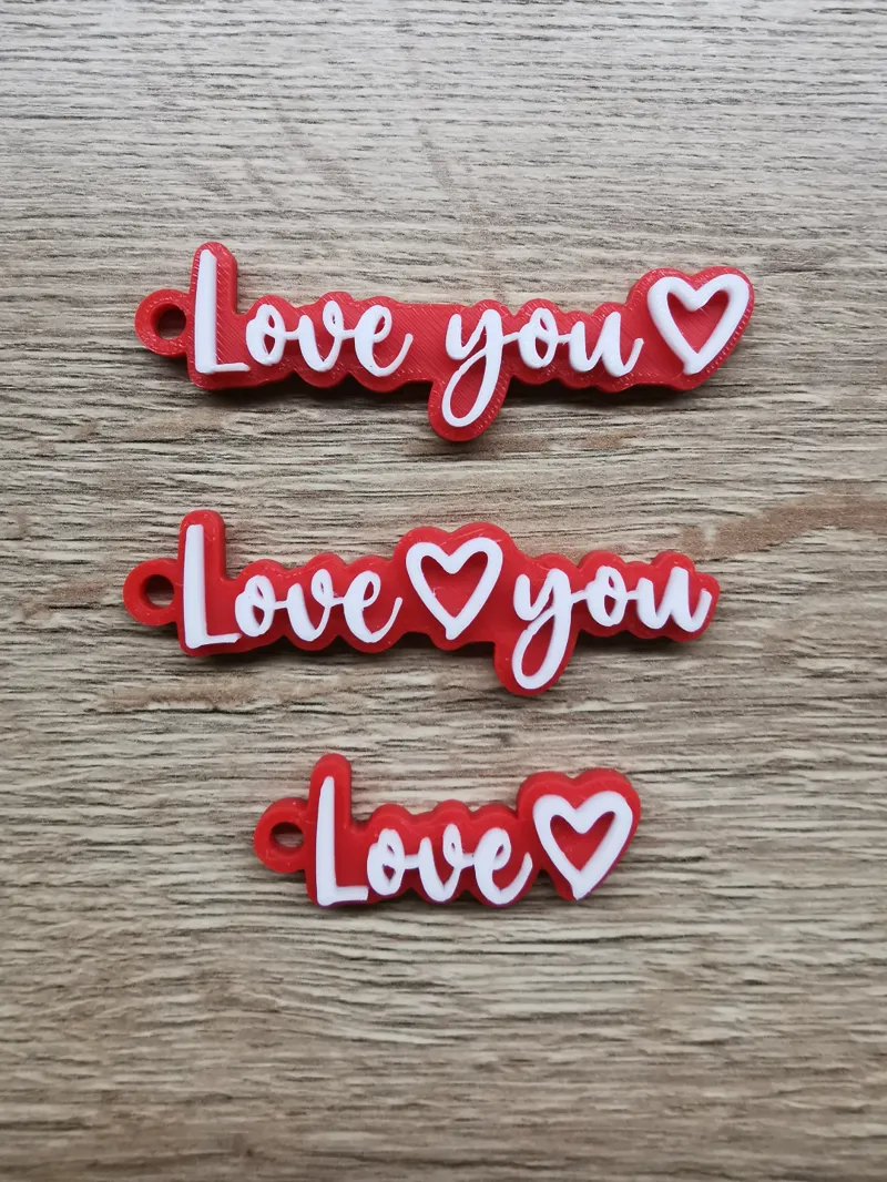 Love you keychain