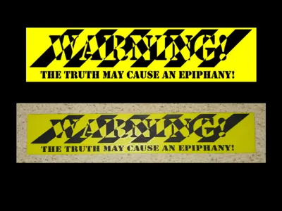 Warning Bookmark