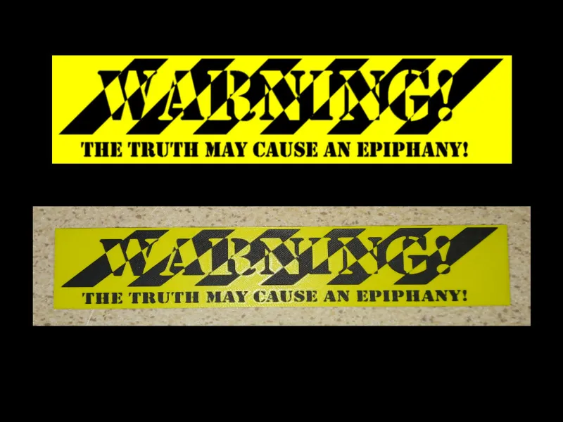 Warning Bookmark