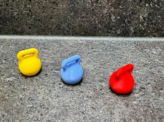 Kettlebell Fridge Magnet