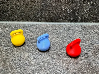 Kettlebell Fridge Magnet