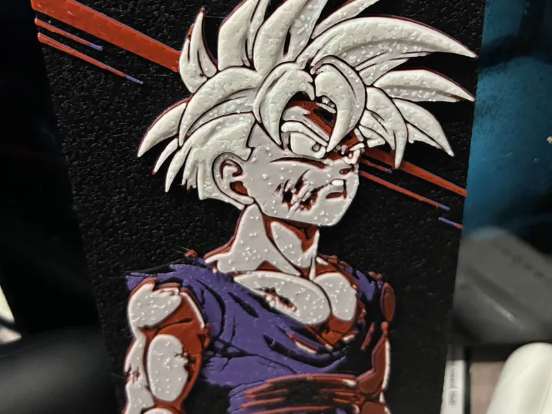 Gohan Rage HueForge | Dragon Ball Z