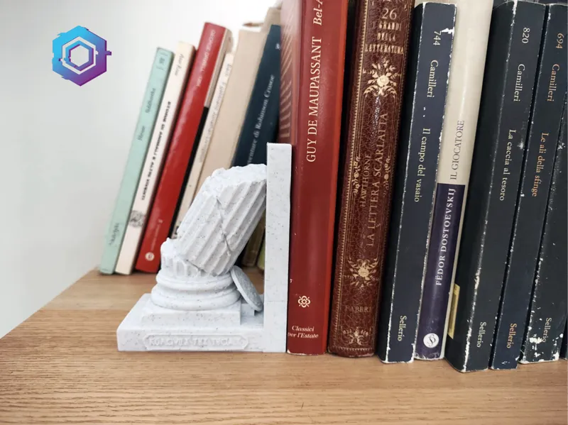 Trojan Column Bookend | Ancient Greek Book Holder