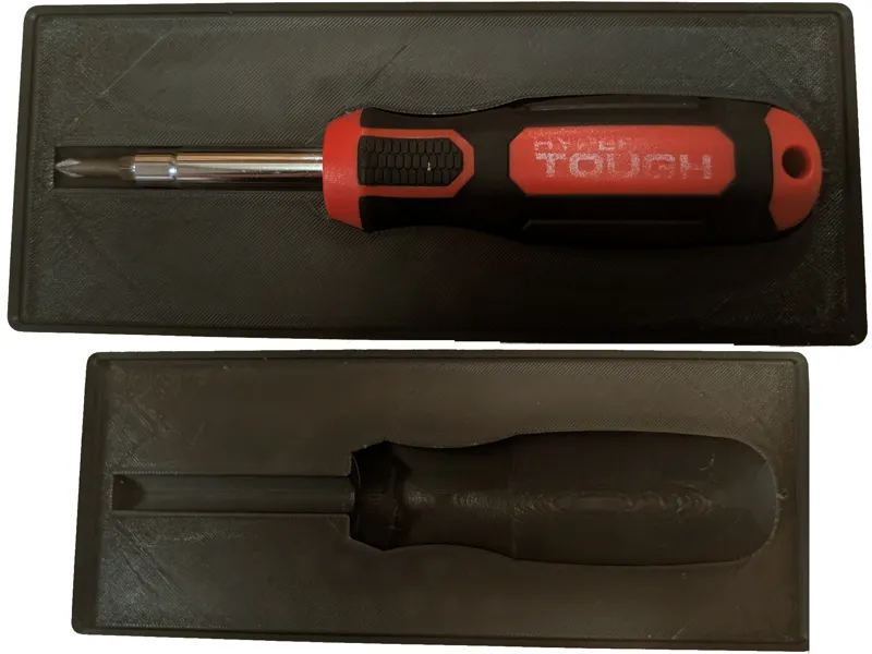 Hyper Tough Screwdriver Gridfinity Bin