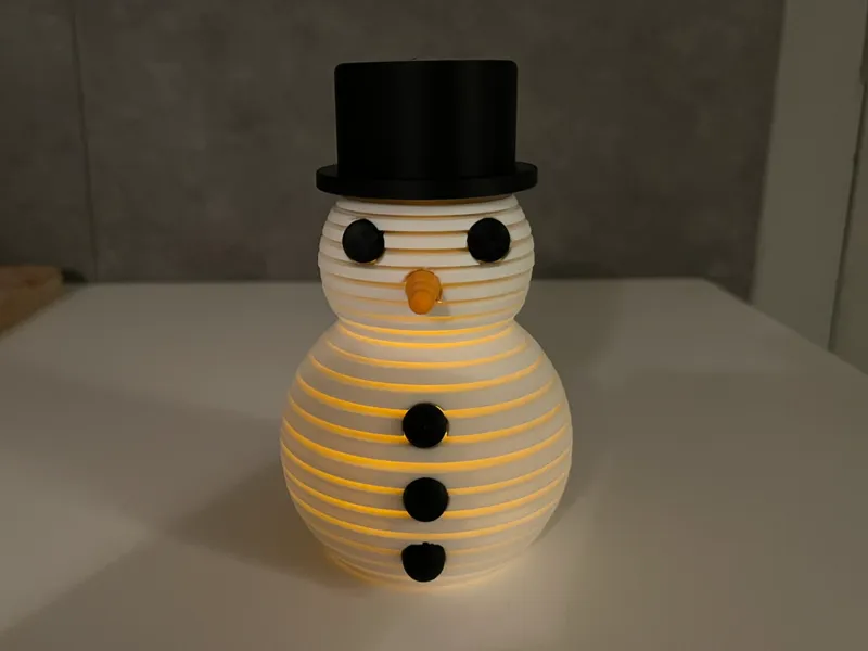 Snowman - Mr. Frosty Discs (LED Tealight, No AMS)