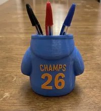 KNICKS CHAMPS 26 PEN HOLDER