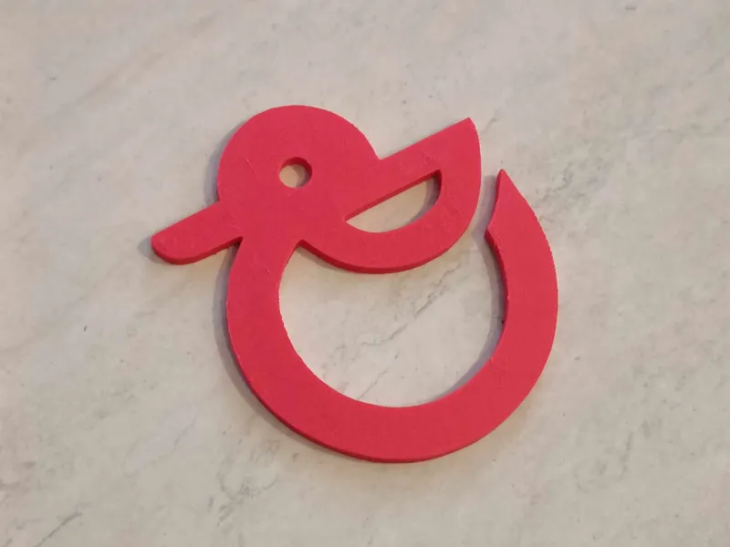 duck keychain