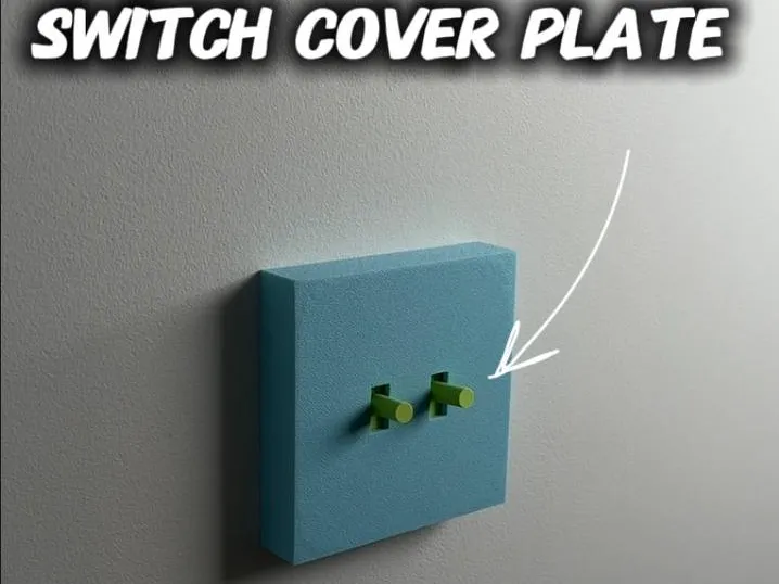 Retro Switch Cover Plate | Simon 84×84mm