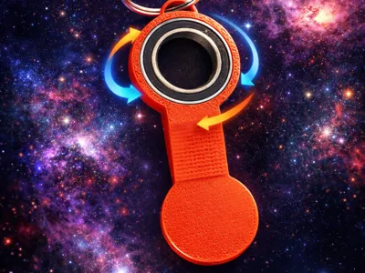 Keychain with Bearing 2-in-1 Fidget spinner