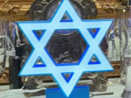 Star of David Light / Magen David Lamp Hannukah