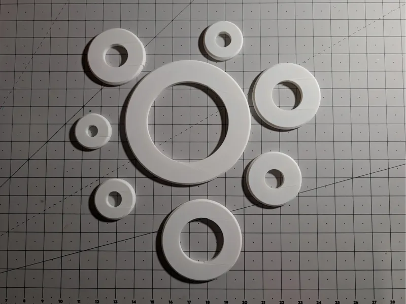 Split Flange Escutcheons: Custom & Misc Sizing
