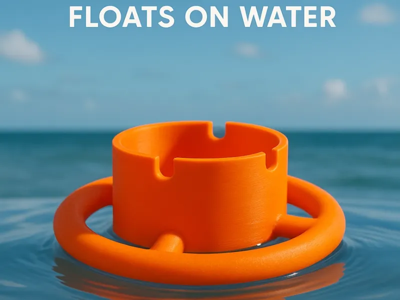 Floating ashtray