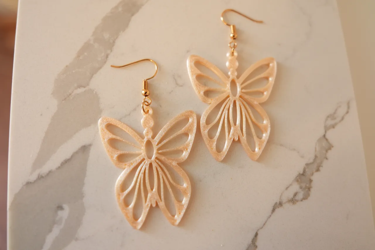 Butterfly Earrings view 2