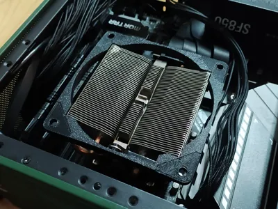AMD Wraith Prism low profile 120mm fan adapter