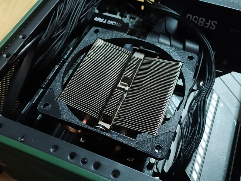 AMD Wraith Prism low profile 120mm fan adapter