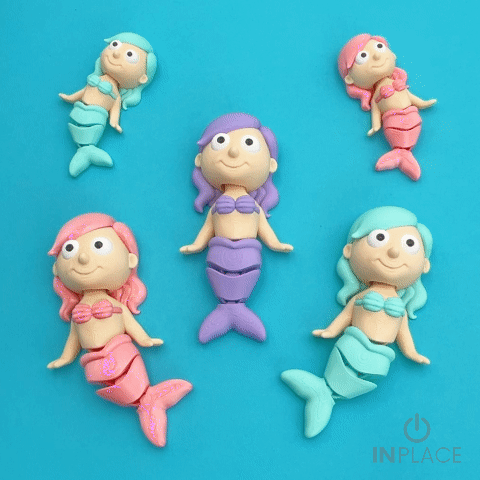 Cute Mermaid Articulated
