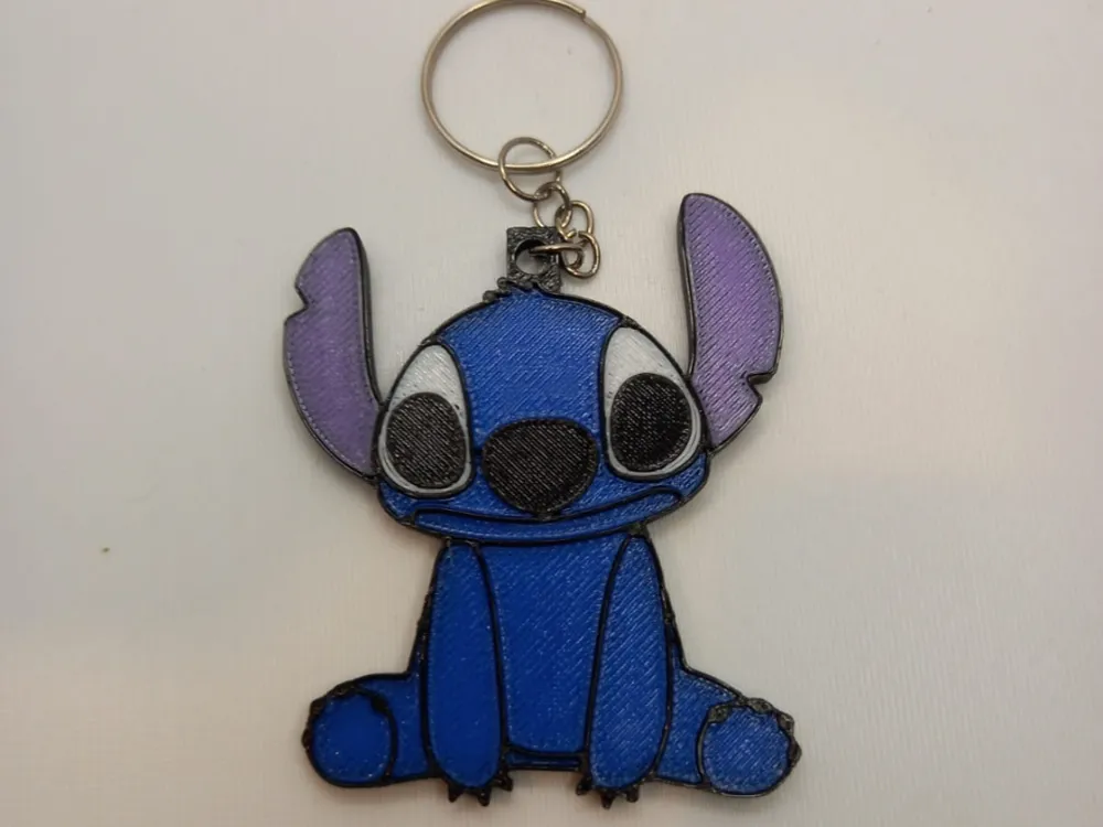 Stich keychain - Free 3D Print Model - MakerWorld