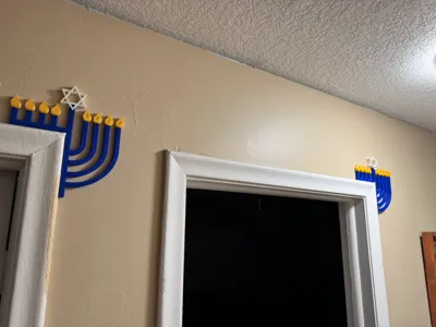 Menorah Door Corner Hanger