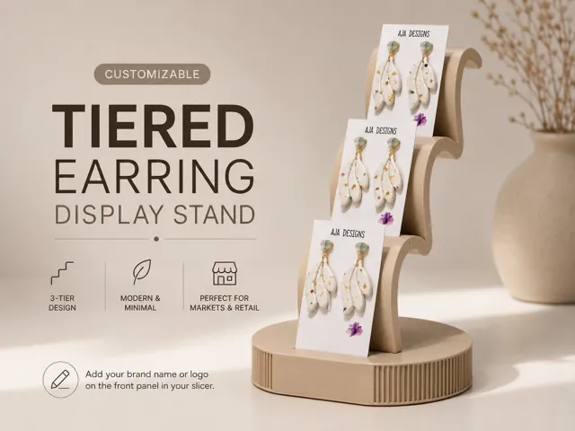 Tiered Earring Display Stand