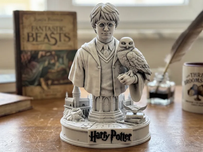 Harry Potter & Hedwig Diorama – Wizarding World