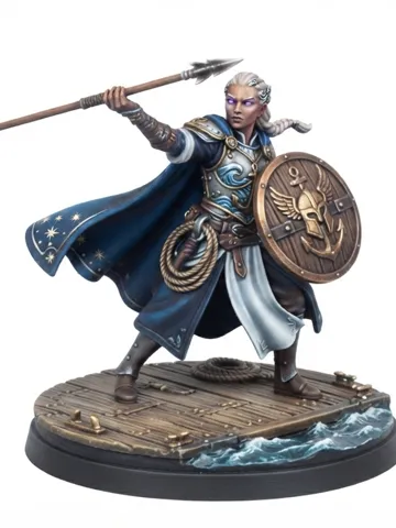 Modelo para impresión 3D: Asia - Female Aasimar Cleric — vista de referencia 2