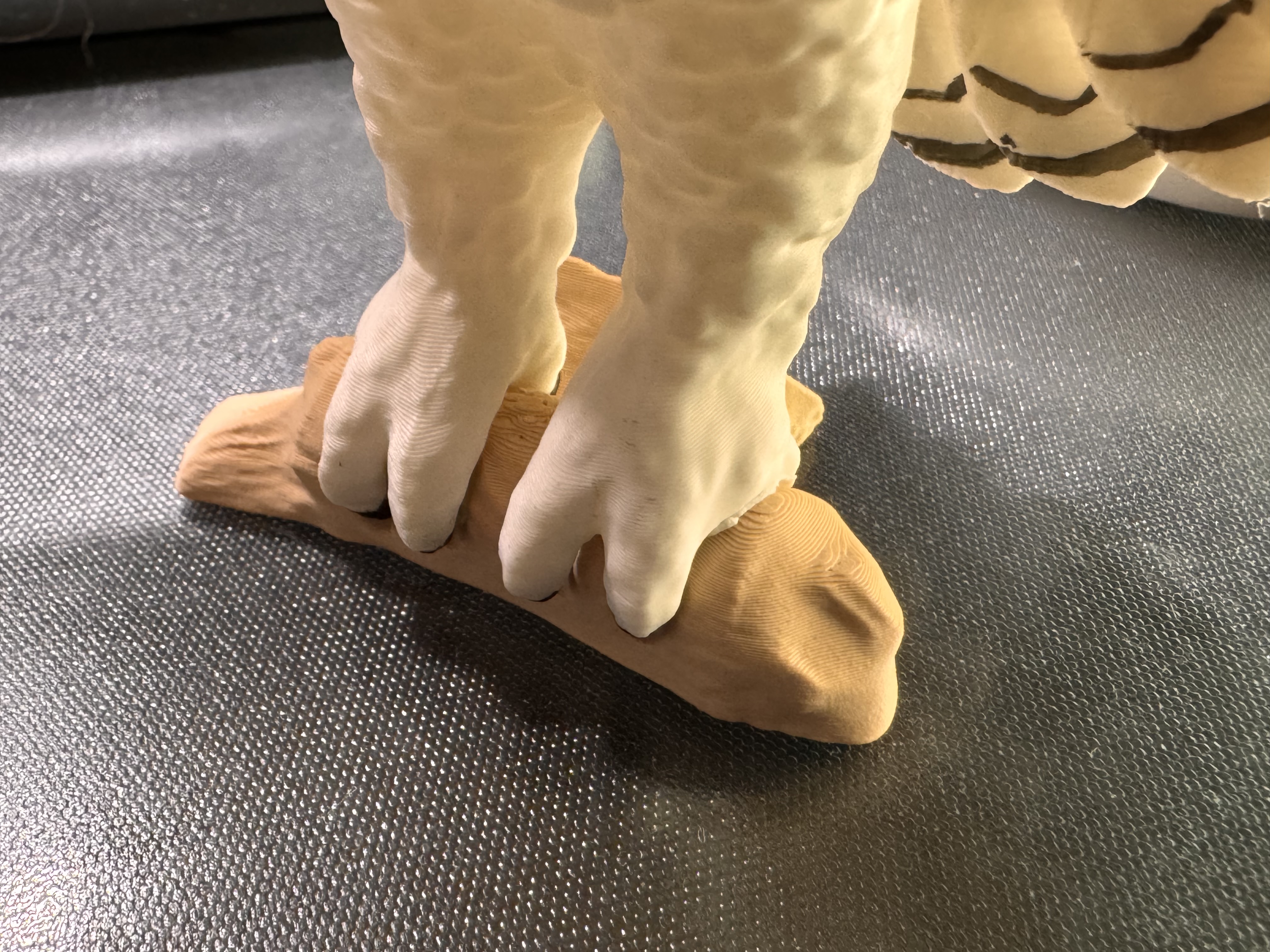 Miniatura 7 do modelo 3D 【展翅的雪鸮(海德薇 Hedwig）】灵感来自哈利波特(带底座/分件/丰富的纹理细节/可选手涂)