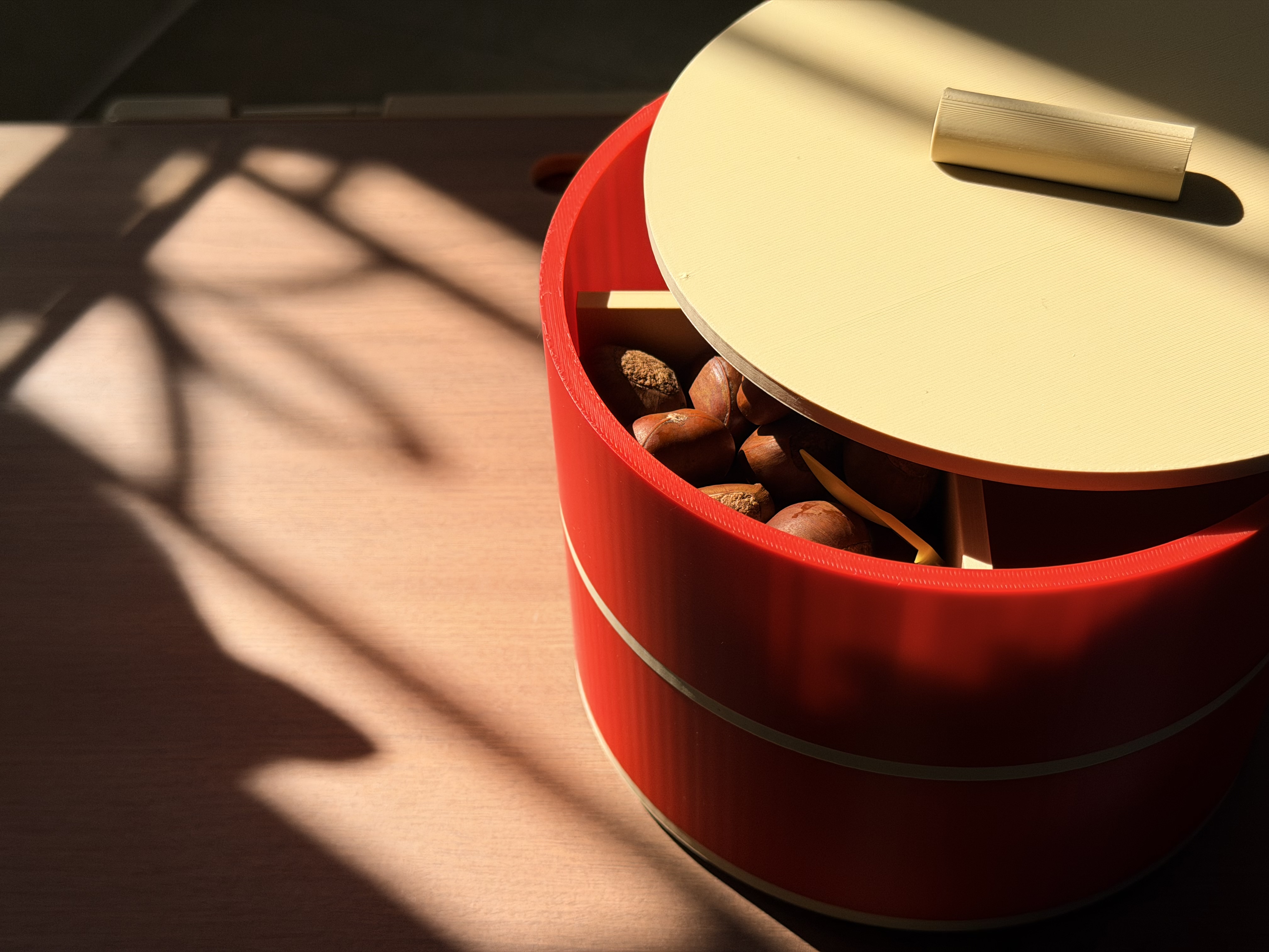 Miniatura 1 do modelo 3D IKEA 宜家 FOSSTA 弗斯达 双层带盖干果盒（复刻升级版）