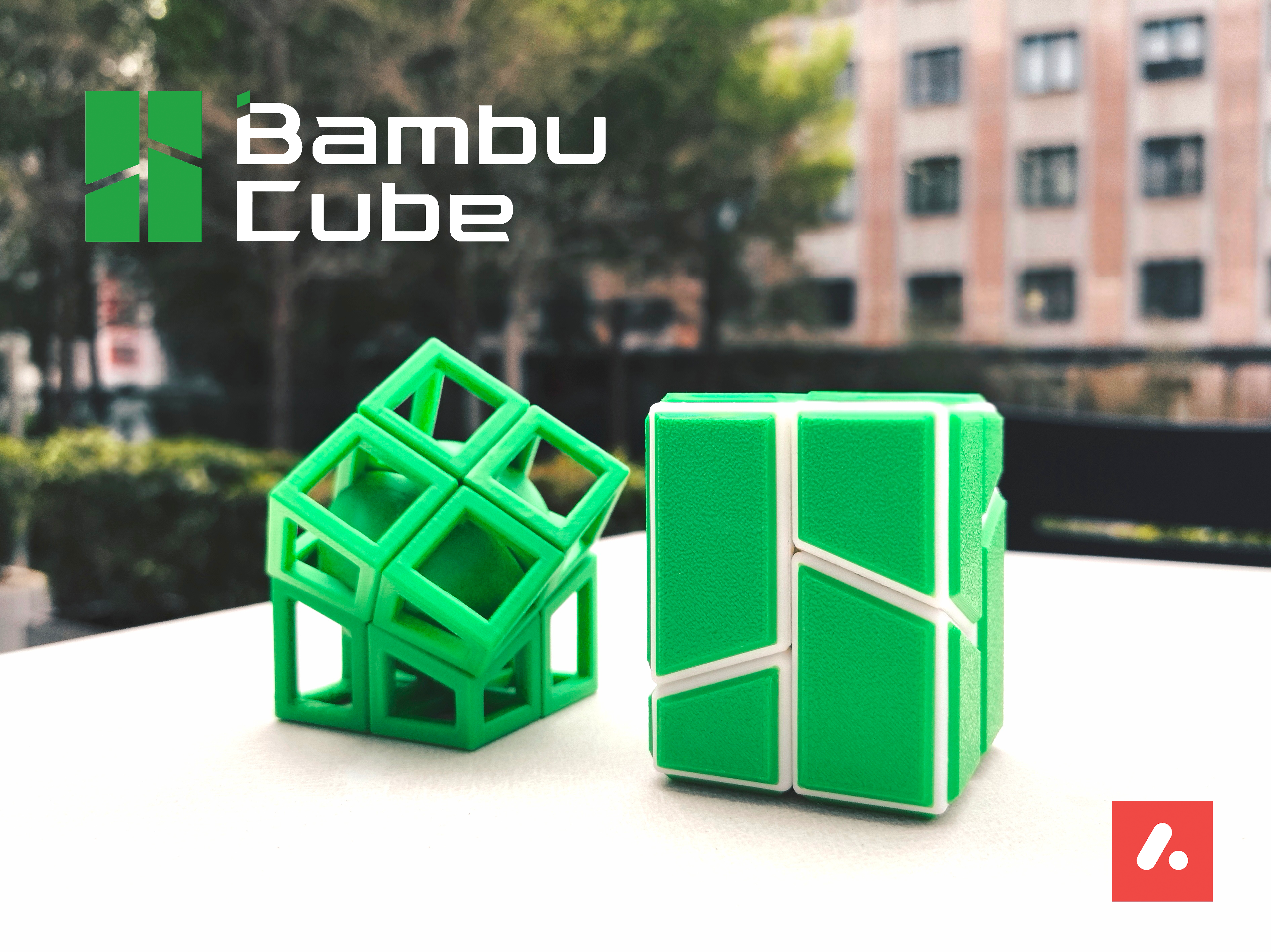Miniatura 2 do modelo 3D Bambu Cube 拓竹方块