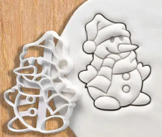 Snowman cookie cutter