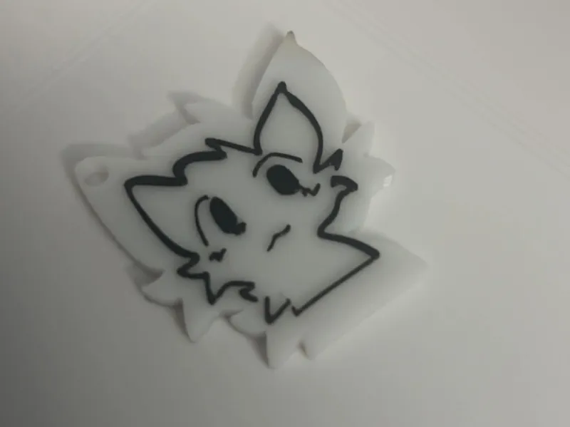 Boy kisser keychain