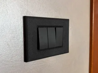 Placca Vimar Eikon 4/3 frutti