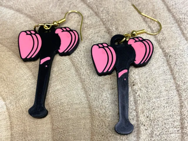 Blackpink Lightstick earrings